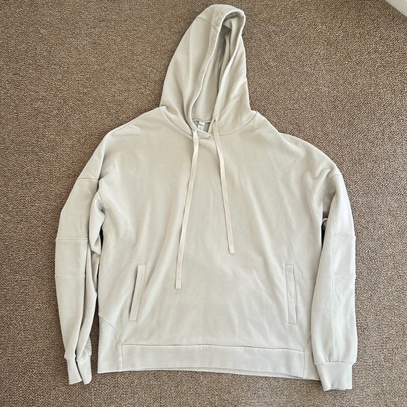 ALO Yoga Sweaters - The Conquer Hoodie Large Alo Cream